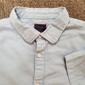 UNTUCKit Men's XXL Light Blue Button-Down Shirt
